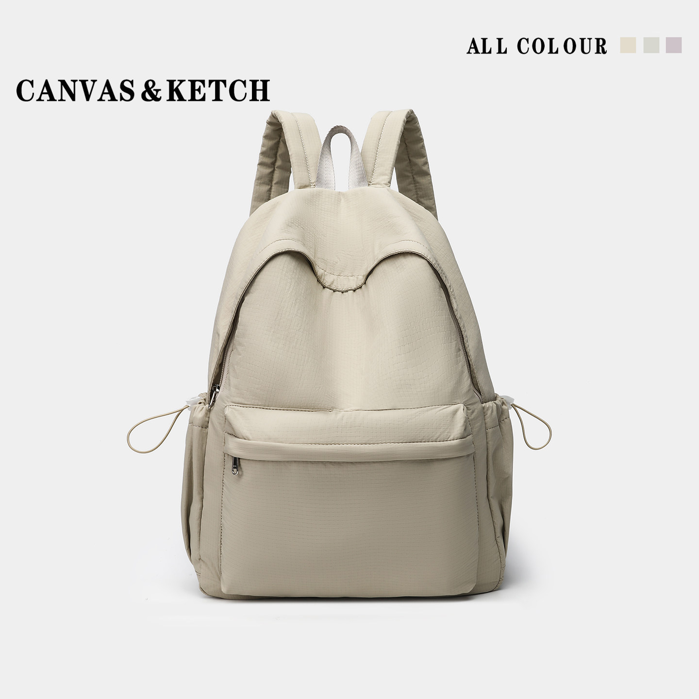 小众双肩包包大容量通勤包妈咪包大学生上课双肩背包轻便防水潮流