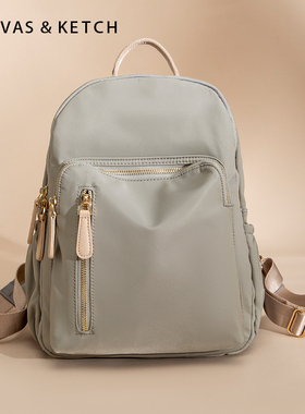 Canvas&Ketch双肩包女2025新款时尚百搭休闲旅行包书包帆布小背包
