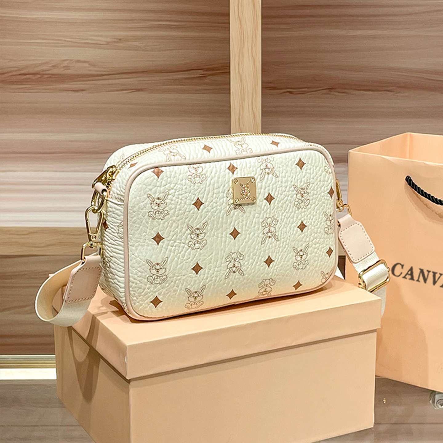 CanvasKetch包包女式2026新款秋冬斜挎包通勤单肩包相机包小方包