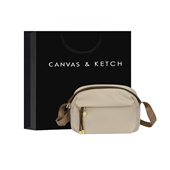 CANVAS&KETCH斜挎包女式 2026新款 夏小挎包轻便休闲妈妈牛津布女包