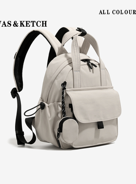 轻便乖巧小双肩包包小众设计款小手提双肩背包百搭防水时尚潮书包