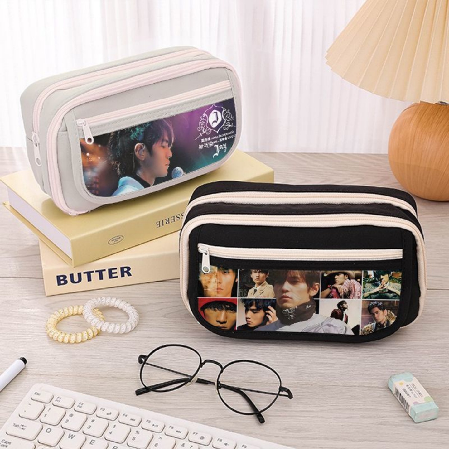 ins风明星照片周杰伦笔袋