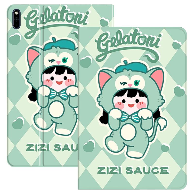 华为荣耀v7pro保护套v6平板7电脑适用matepad pro保护套壳12.6寸/10.8英寸皮套krj2-w09全包scmr-w09防摔壳