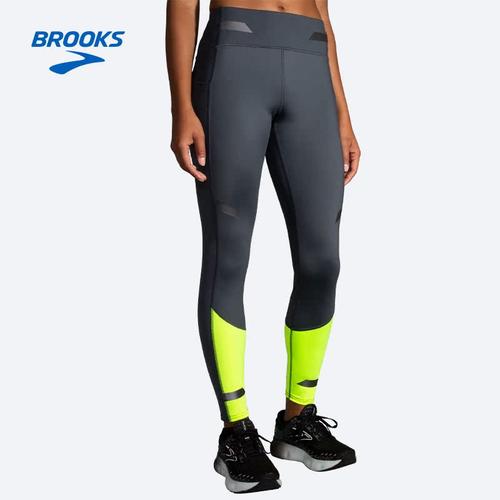 Brooks布鲁克斯反光跑步运动裤