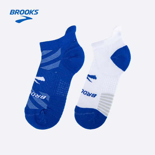 Brooks/布鲁克斯跑步运动袜短筒