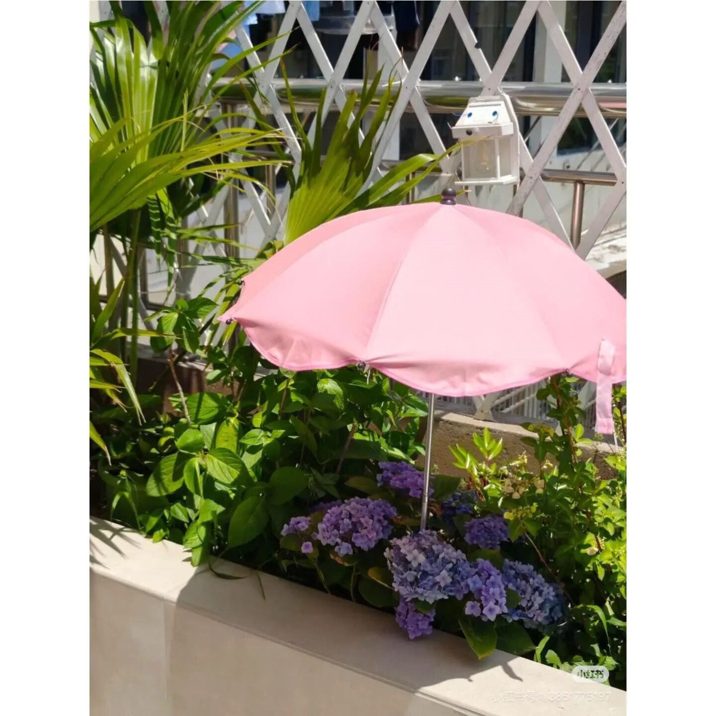 绣球遮阳伞新款花园植物保护伞地插伞户外防雨花园植物高级遮阳伞