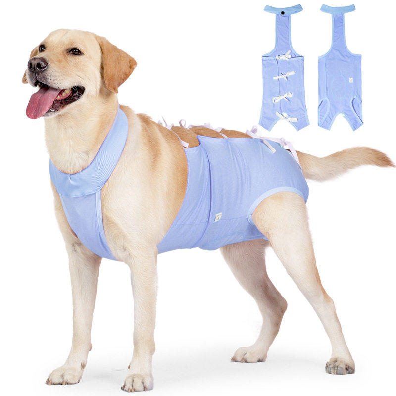狗狗绝育手术服新款宠物衣服断奶绝育术后服绑带伤口皮肤病防抓舔