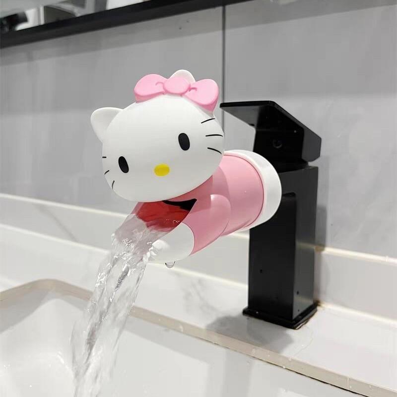 卡通kitty水龙头延伸器防溅水神器儿童宝宝可爱洗手台通用过滤器