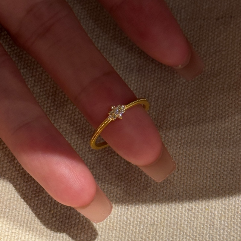 星芒戒指女小众设计轻奢高级感