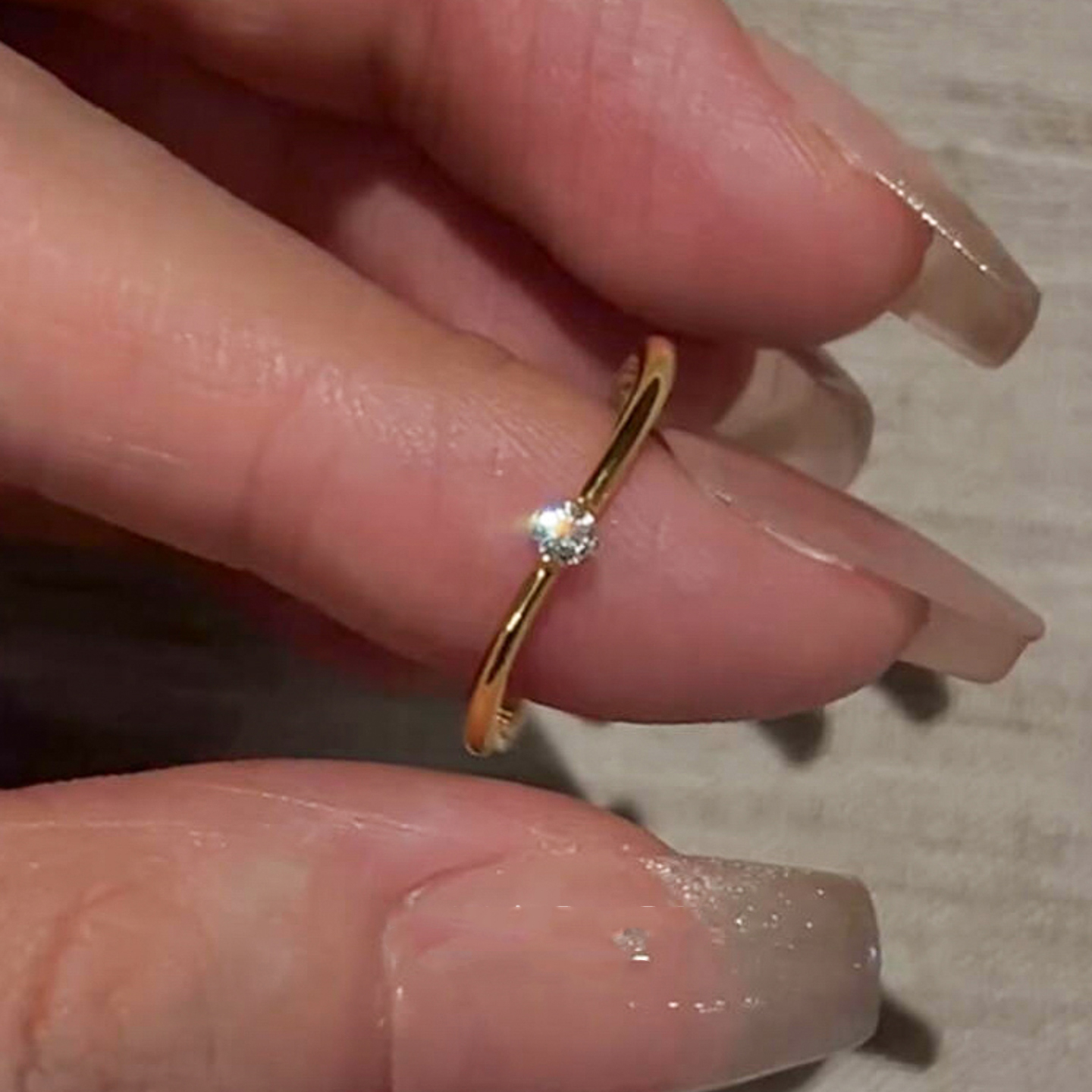 素圈戒指女小众设计轻奢高级感