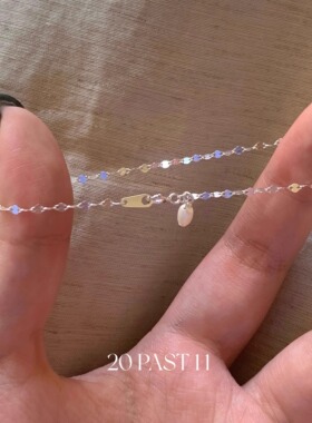 亮片仿珍珠手链女款轻奢小众精致