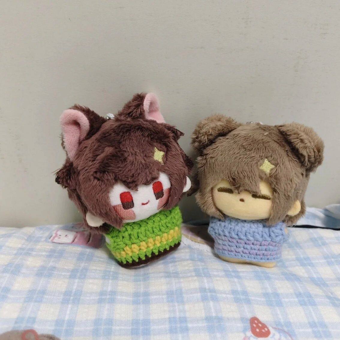 [跨境新品]传说之下undertale chara frisk属性10cm豆豆福猹