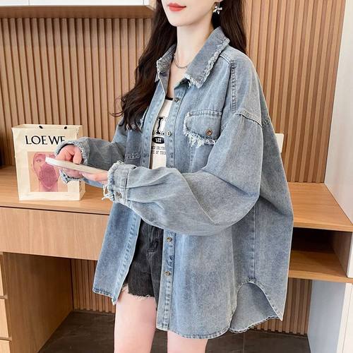 2025新款港风牛仔外套女春秋薄款