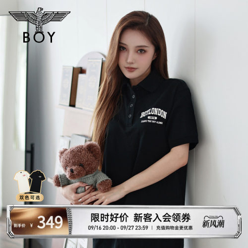 BOYLONDON24学院风polo连衣裙
