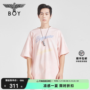 夏季 水洗满印高街时尚 情侣装 BOYLONDON潮牌短袖 休闲宽松T恤N01011