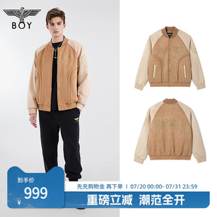 情侶款 BOYLONDON春季 外套卡其朋克時尚 美拉德反應 棉服N29002