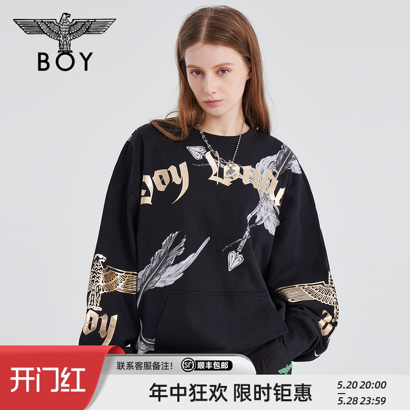 BOYLONDON2022春季新品长袖卫衣