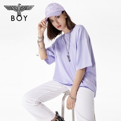 BOYLONDON潮牌棒球帽男女同款LOGO刺绣休闲遮阳软顶鸭舌帽N90020