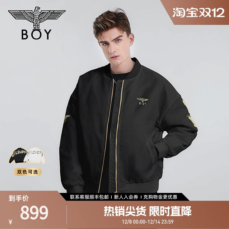 伦敦塔桥BOYLONDON短款棉服