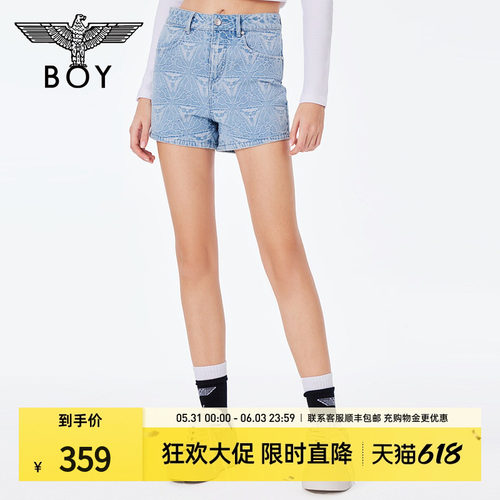 boylondon24三鹰标牛仔短裤