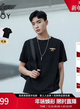 【简约印象】BOYLONDON舒适纯棉短袖潮流春夏男女同款T恤N01254