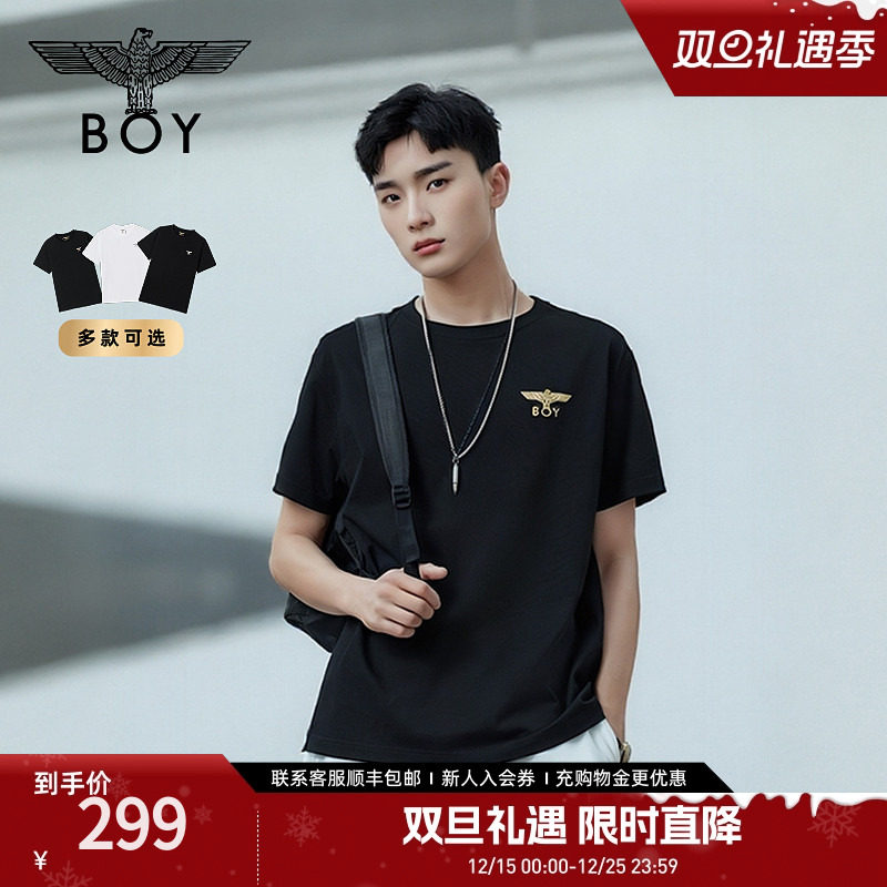 【简约印象】BOYLONDON25新款春夏男女同款纯棉短袖潮流T