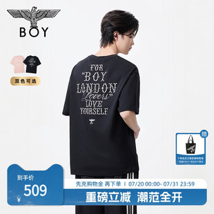 潮牌珍珠朋克针织短袖 短袖 T恤N01077 春夏情侣款 BOYLONDON25新款