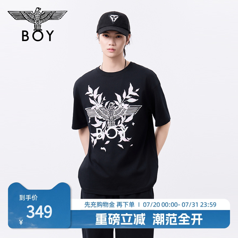 boylondon24短袖印花设计感休闲