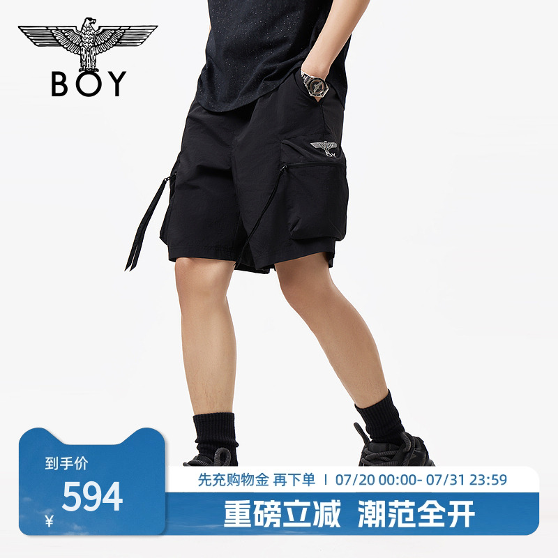 BOY LONDON25新款夏季男女同款休闲宽松潮牌短裤N32005