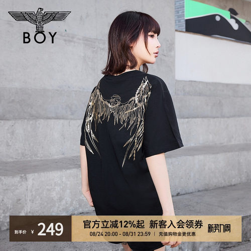 BOYLONDON短袖男女同款潮牌T恤