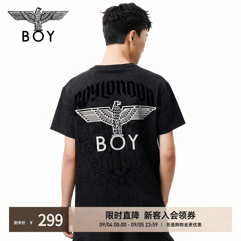 【繁星点点】BOYLONDON街头经典大翅膀休闲短袖夏男女T恤N01057图片