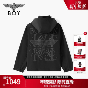 BOYLONDON春季 高街老鹰暗黑休闲夹克外套N23008 情侣款