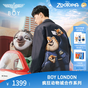 棉服豹警官N29041 BOYLONDON男女冬短款 迪士尼疯狂动物城合作