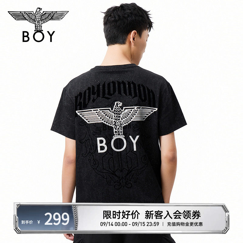 【繁星点点】BOYLONDON街头经典大翅膀休闲短袖夏男女T恤N01057图片