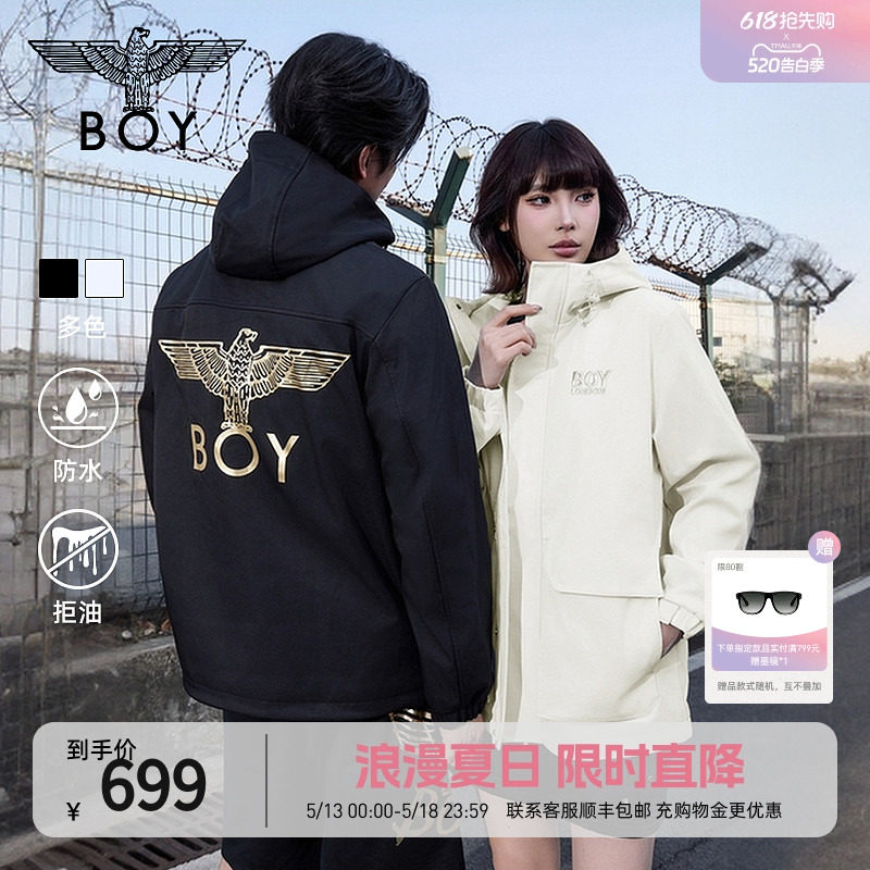 【翼界先锋】BOYLONDON春情侣户外防水运动工装夹克外套N2