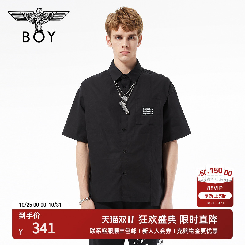 字母印花短袖BOYLONFON