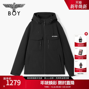 BOYLONDON男士 三合一摇粒绒夹克女上衣N23082 外套2025年春新款