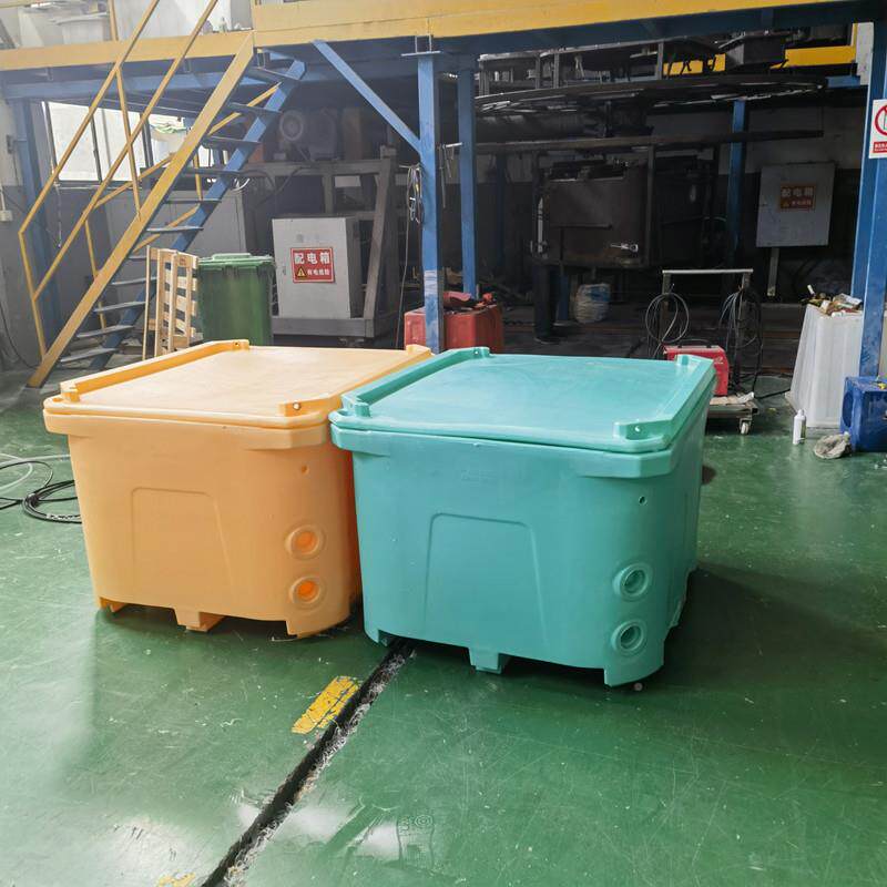 100升002154海鲜浸泡搅方形渔业桶水产保温拌箱冷链运0输滚塑异形