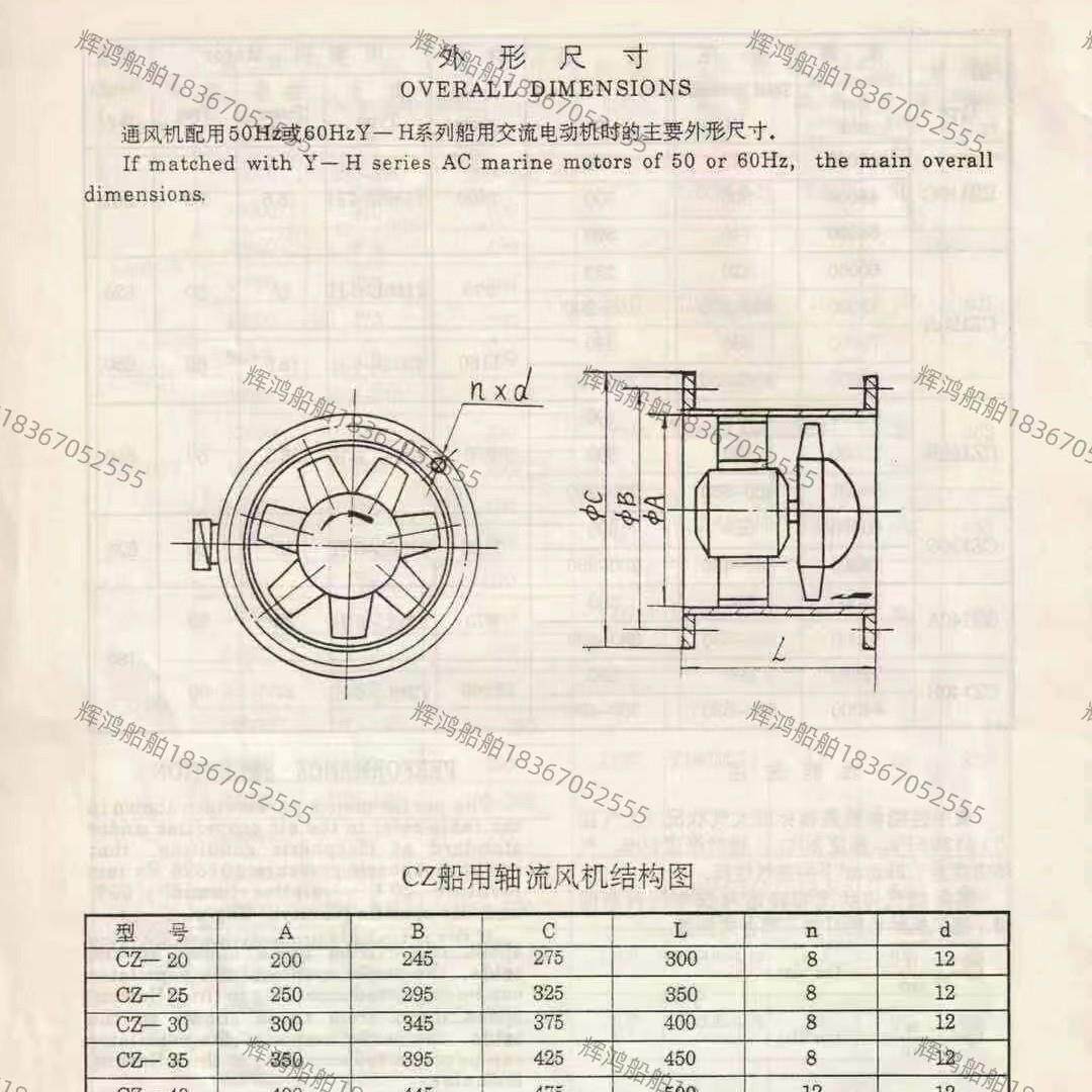 船用风船用轴流通筒机风船用风帽风机11甲板机舱风通设备