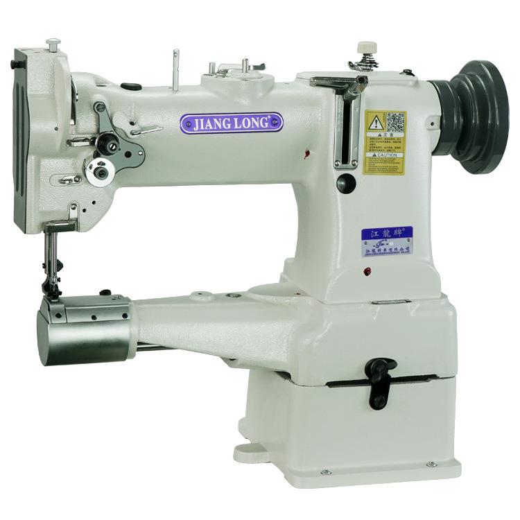江龙高头车工业缝纫机8B大嘴手动供油伺服马达箱包手袋包边高车