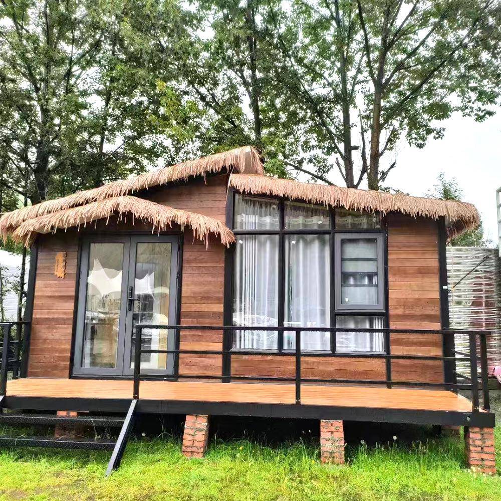 集装箱网红小木屋户外组装民宿实木房子旅游景区农家乐木头移动房