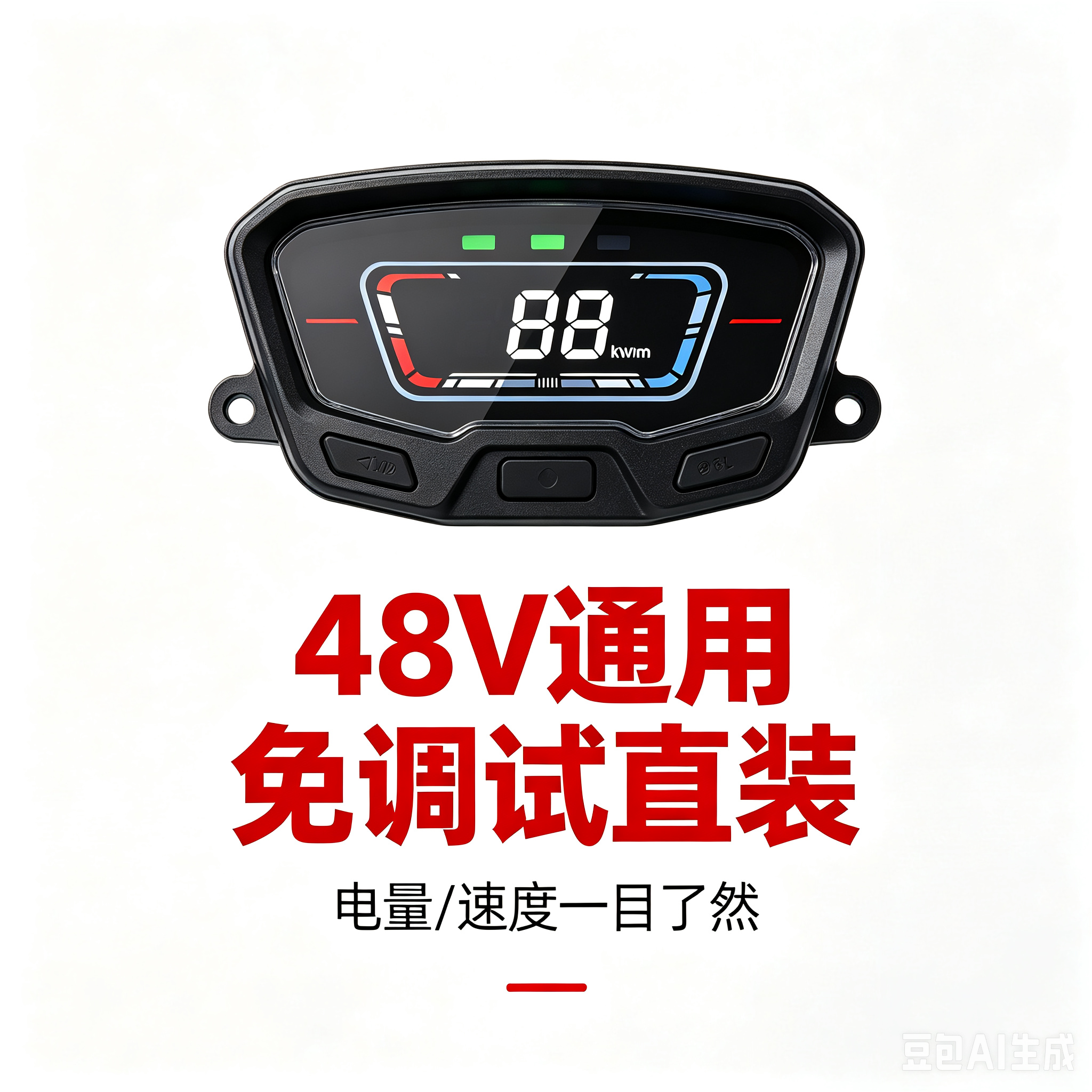新款通用电动车仪表简易款仪表