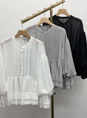 7折 现货 包邮 UMII日本代购cocodeal 日系温柔衬衫上衣 75618211