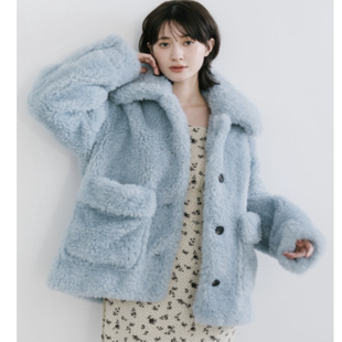 7折包邮包税 UMII  日本代购预约 cocodeal 羊羔毛外套 75619342