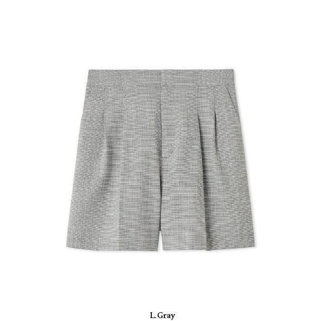 日本代购 CELFORD2025春夏新品百搭气质粗花呢休闲短裤CWFP252020