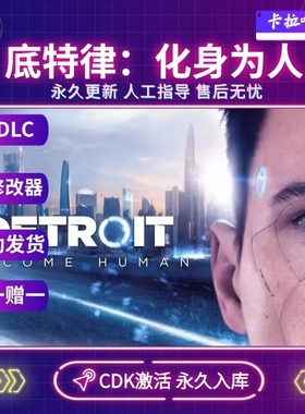 Steam正版底特律化身为人激活码CDKEY永久入库 中文PC游戏全DLC