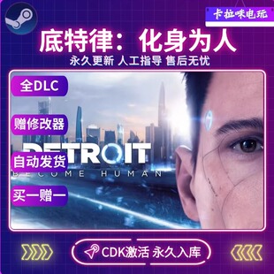 Steam正版底特律化身为人激活码CDKEY永久入库 中文PC游戏全DLC