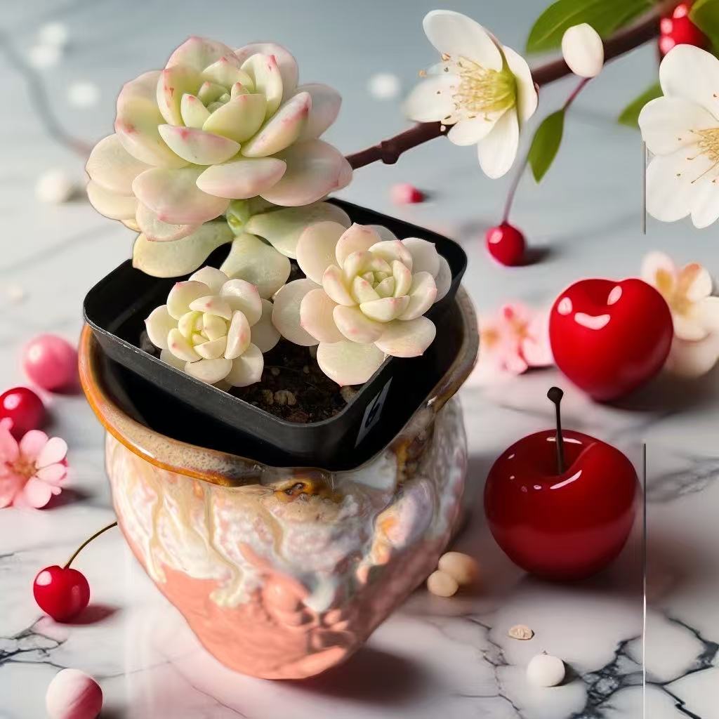 香草自然锦一物一拍整桩周舟多肉