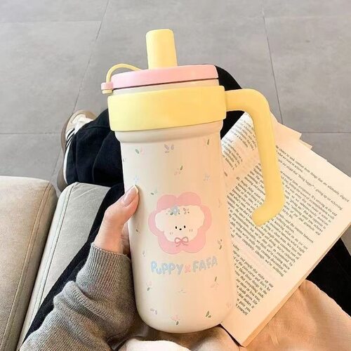 保温杯女大容量316不锈钢大肚杯