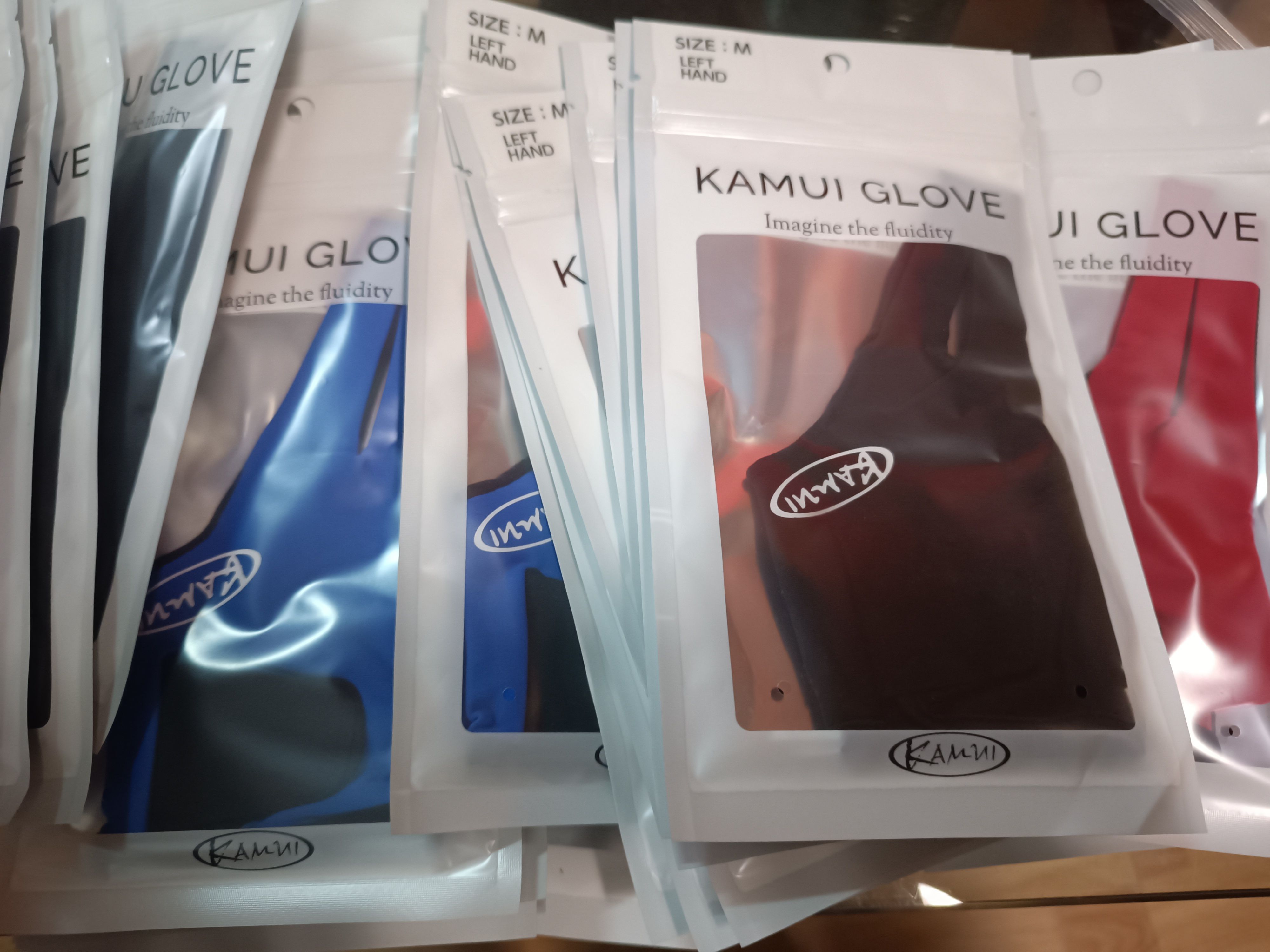 原装进口正品新款Kamui卡母台球手套